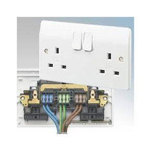 MK K2747STWHI 2 Gang 13A Switched Socket Rapid Fix Logic Plus White