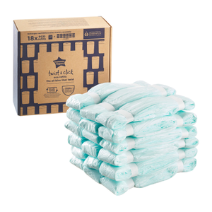 Twist & Click Nappy Disposal Bin Refills - 18 pack