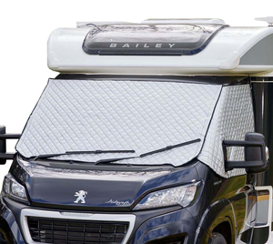 Premium Insulated Thermal Windscreen Cover - Peugeot - Silver