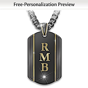 Be Bold, Be You Personalized Pendant Necklace