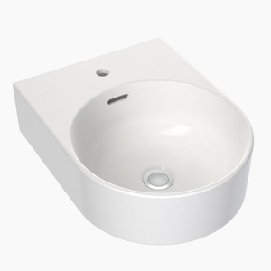 Round Wall Basin 350mm (1 Tap Hole) [165335]