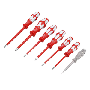Wera 7 Piece Kraftform Stainless VDE Screwdriver Set