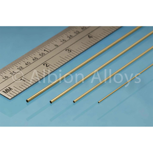 Albion Alloys MBT07 Brass Micro Tube 0.7 mm x 0.5 mm i.d.