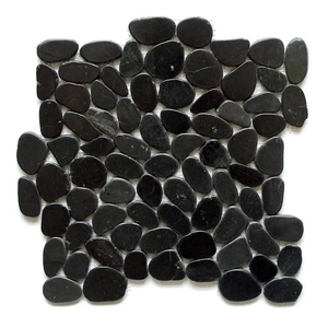Charcoal Natural Pebble Mosaics 12x12