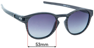 Sunglass Fix Replacement Lenses for Oakley Latch OO9349 (Asia Fit) - 53mm Wide