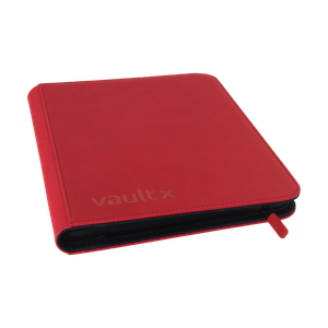 Vault X - 9-Pocket Exo-Tec® Zip Binder - Red