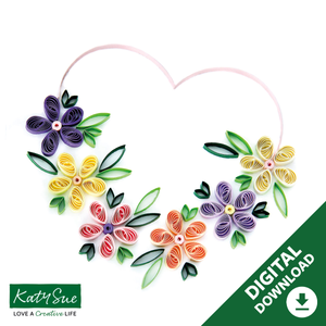 Heart Wreath Guided Quilling Download