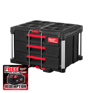 Milwaukee 4932472130 Packout 3 Drawer Toolbox