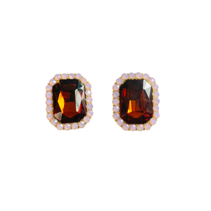 Oversized Coffee Studs (one size)
