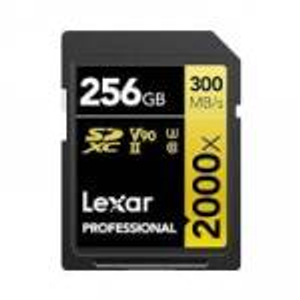 Lexar Professional 256GB 2000x SDXC UHS-II GOLD Series Memory Card (p/n LSD2000256G-BNNNG)
