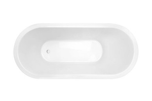Uno Island Bath 1700mm Acrylic White [055102]