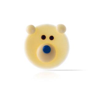 Dobla | White chocolate polar bear face | 90 pieces
