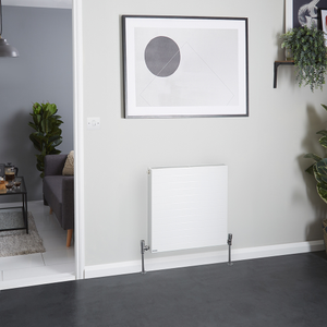 Stelrad Vita Deco K2 - White Horizontal Convector Radiator - 600mm x 600mm (Double Panel)