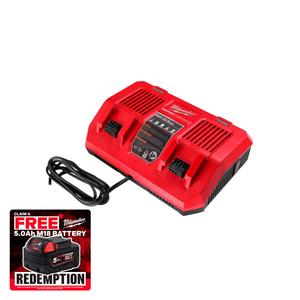 Milwaukee M18 DFC Dual Bay Rapid Charger