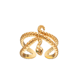 Gold Snake Toe Ring