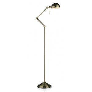 Dar RAN4975 Ranger Floor Lamp-brass