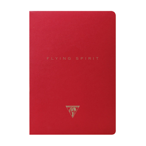 Clairefontaine Flying Spirit Notebook Red A5 48 Sheets Lined