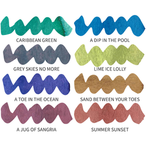 Cult Pens Summer Fountain Pen Ink by Diamine 80ml