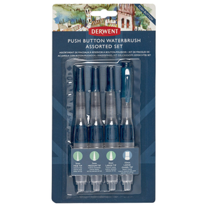 Derwent Push Button Waterbrush Assorted Set