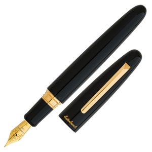 Esterbrook Estie Oversize Fountain Pen Ebony With Gold Trim