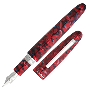 Esterbrook Estie Oversize Fountain Pen Scarlet With Palladium Trim
