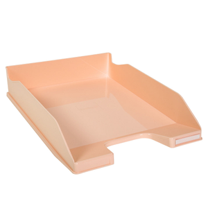 Exacompta Combo Letter Tray Pastel Coral