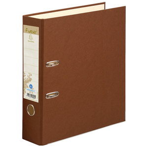 Exacompta Forever Prem'Touch Lever Arch Folder A4 Chocolate
