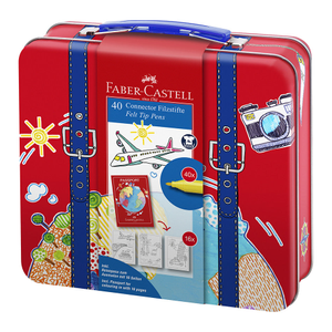 Faber-Castell Connector Pen Travel Suitcase of 40