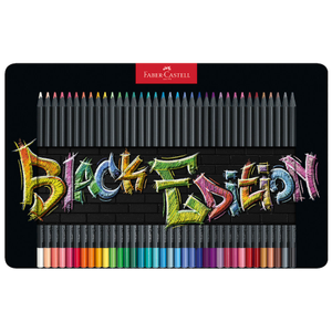 Faber-Castell Colour Pencils Black Edition Tin of 36