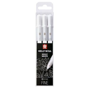 Gelly Roll Basics Pen White 05 Set of 3