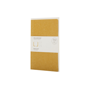 Moleskine Pocket Note Card with Envelope Mustard Yellow