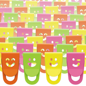 OHTO Smile Slide Clip Mini Assorted Pack of 100