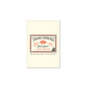 Original Crown Mill Classic Laid Paper Writing Pad A5