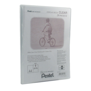 Pentel Display Book Clear 20 Pocket