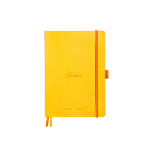 Rhodia Rhodiarama Softcover Goalbook With White Paper A5 Yellow