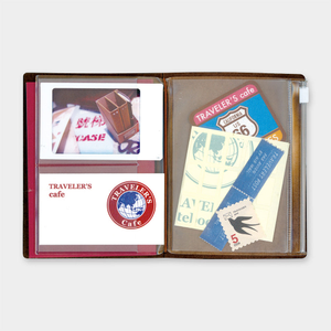 TRAVELER'S COMPANY Notebook Refill Zipper Pocket Passport Size
