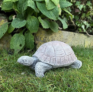 Small Stone Cast Tortoise Garden Ornament