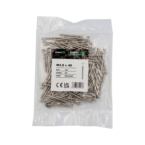 Superlec 3.5mm x 40mm Socket Screw 100 Pack 3540NPSCR/100