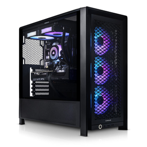 AWD-IT 4000D Frame Ryzen 5 8400F AMD Radeon RX 9060 XT 16GB Desktop PC for Gaming