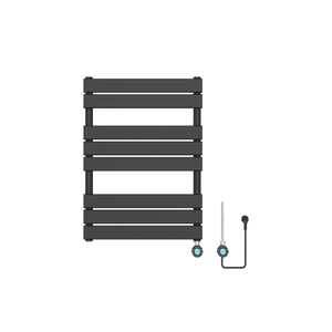 Elektrische designradiator Ella 150x60cm mat zwart 900W