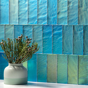 Blue Frost Brick Radiance Wall Tile
