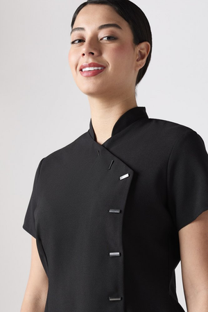 SJ Women's Asymmetric Tunic, Black