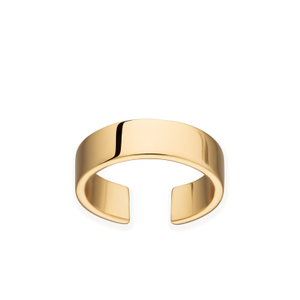 Gold Wide Band Toe Ring
