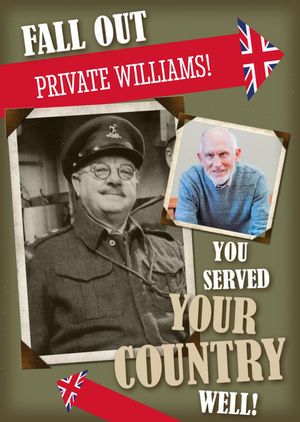Retro Humour Dad's Army You Served Your Country Well Photo Upload Retirement Card