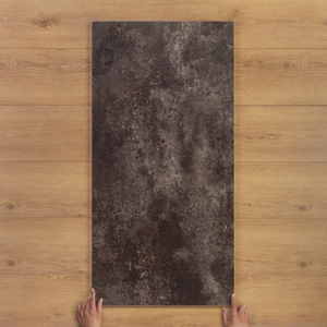 Milkyway Anthracite Grange Travertine-Effect Matt Porcelain Tile 120x60cm