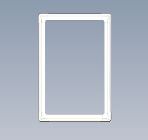 REMIBase 2 Pleated Blind & Flyscreen 427x638 mm - RAL9001