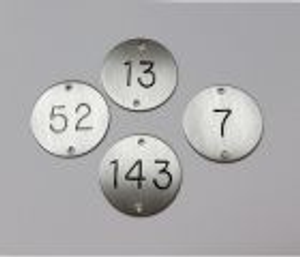 Stainless Steel Table Numbers - 30mm