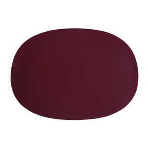 Deco Placemats, Set Of Two - Burgundy
