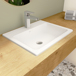 VitrA S20 Inset Square Basin - 1 Tap Hole Width 55cm