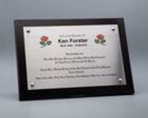 Stainless Steel Memorial Wall Plaque